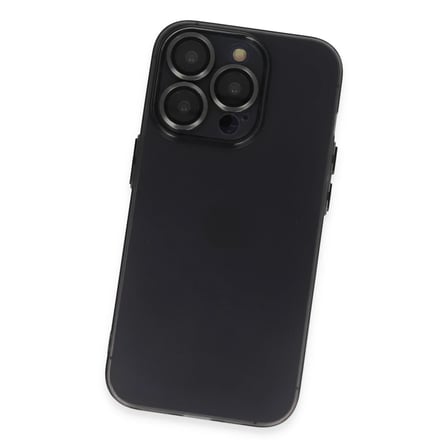 Apple iPhone 13 Pro Kılıf Luko Lens Silikon - Siyah