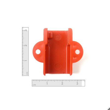 Robotistan Mini Metal Motor Tutucu - Turuncu