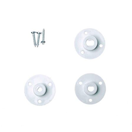 Robotistan 60mm Plastik Omni Tekerlek - Beyaz