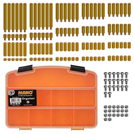 Robotistan 155 Parça Aralayıcı Seti (Standoff-Spacer-Yükseltici)