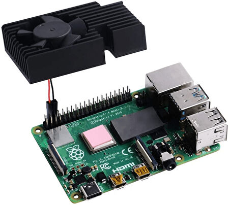 Raspberry Pi 4B/3B/3B+ (B Plus) İçin Alüminyum Soğutma Kiti