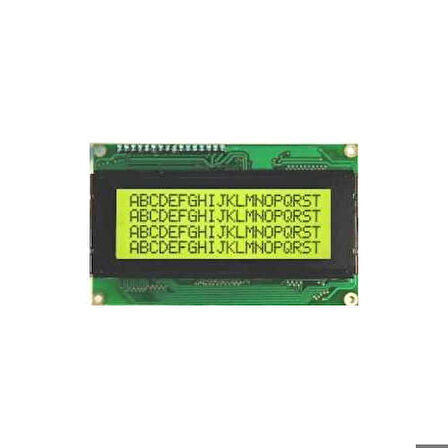 Robotistan 4x20 LCD Ekran, Yeşil Üzerine Siyah