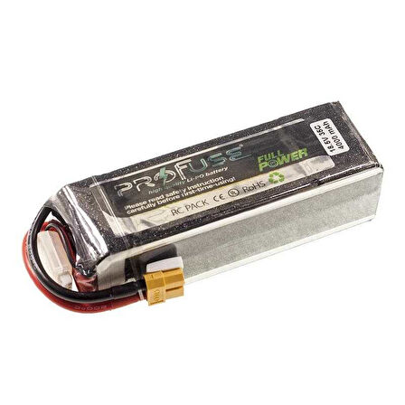 18.5 V 5S Lipo Batarya-Pil 4000 mAh 25C