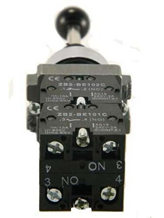 Robotistan XD2PA24 4 Pozisyonlu Endüstriyel Joystick Çarpraz Anahtarı