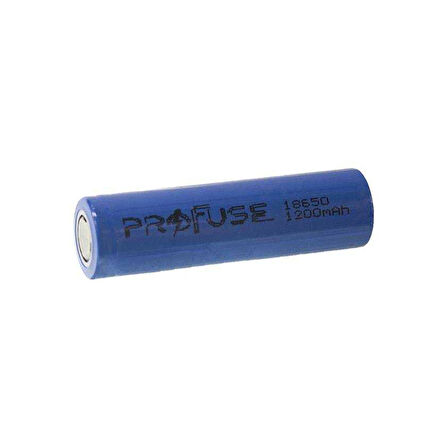 18650 3.7 V 1200 mAh Li-ion Şarjlı Pil