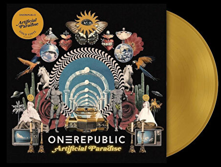 OneRepublic Artificial Paradise Gold Vinyl LP PLAK