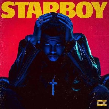 The Weeknd Starboy Plak Translucent Red Vinyl 2x LP
