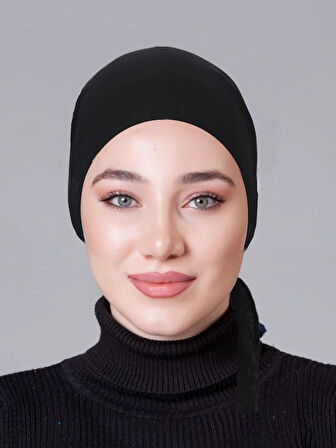 Siyah Tülbent Kaymayan (KAYMAZ) Bone