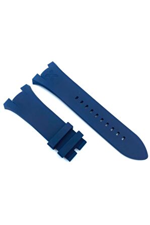 Armani Exchange Ax1282 Uyumlu 31mm Mavi Silikon Kordon