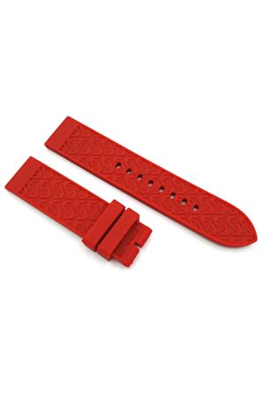 22mm Kırmızı  Uyumlu Ar11021 Uyumlu Silikon Kordon