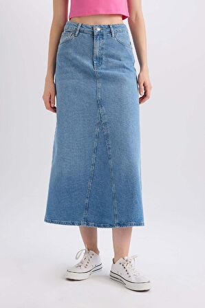 DeFacto Fashion Fit Cepli Maxi Jean Etek D4422AX24AUNM28