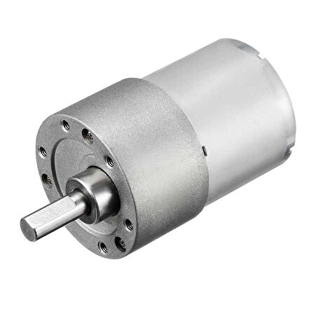 Robotistan 12V 35mm 1000 RPM Redüktörlü DC Motor