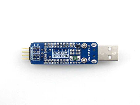 STM8 ve STM32 Programlama ve Debug Kartı ST-LINK - V2