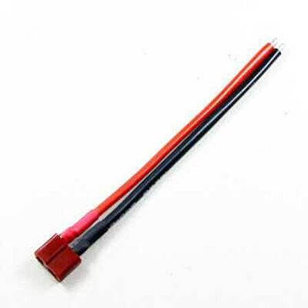 Robotistan 14AWG - T Plug - Deans Dişi - 10 cm Silikon Kablo