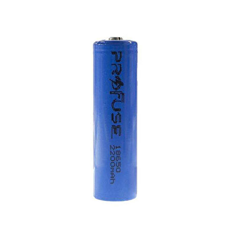 18650 3.7 V 2200 mAh Li-ion Şarjlı Pil - Kutup Başlı