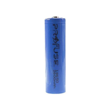 18650 3.7 V 2600mAh Li-ion Şarjlı Pil - Kutup Başlı