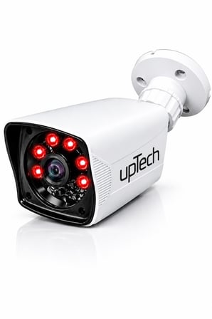 UPTECH 2 Kameralı Güvenlik Kamera Seti 2MP 1080P Full HD 6 Atom LED Gece Görüşlü 320GB HDD 5525