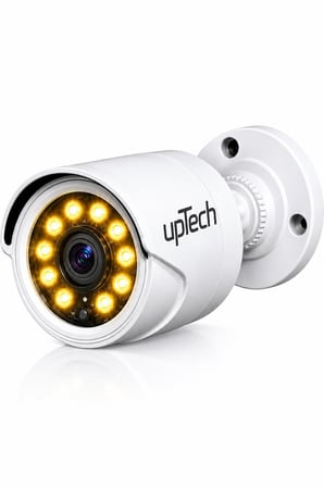 UPTECH Full HD 4 Kameralı Gece Renkli Görüş Su Geçirmez Güvenlik Kamera Seti 500GB HDD 2239