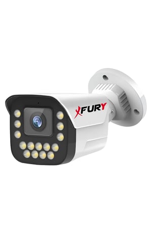 FURY 1 li 15 Warm Led Gece Renkli Görüş Su Geçirmez Güvenlik Kamerası Seti 500GB