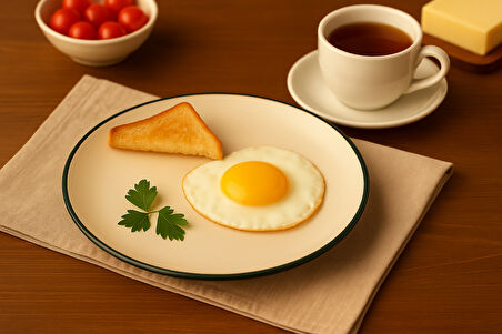 Sesamos 6 lı Pasta Seti- 21 Cm. Petrol Yeşili