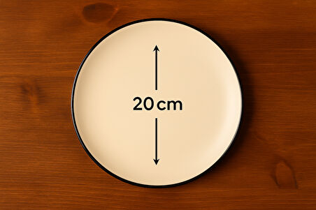 Sesamos 6 lı Pasta Seti- 21 Cm. Petrol Yeşili