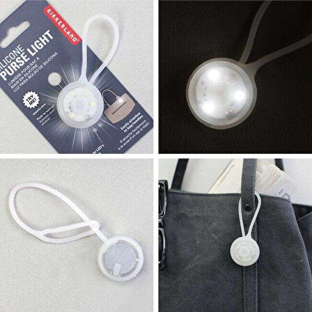 Kikkerland PURSE Light Silicone Çanta Feneri