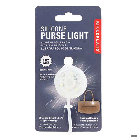 Kikkerland PURSE Light Silicone Çanta Feneri