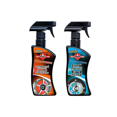 Lastik Parlatıcı + Jant Temizleyici Tetikli 500 ml 2’li Set