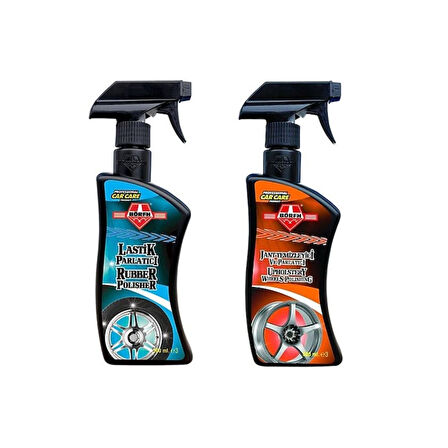Lastik Parlatıcı + Jant Temizleyici Tetikli 500 ml 2’li Set