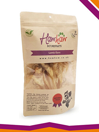 Hawhaw Kuzu Kulak %100 Naturel Köpek Ödül Maması 100 Gr.