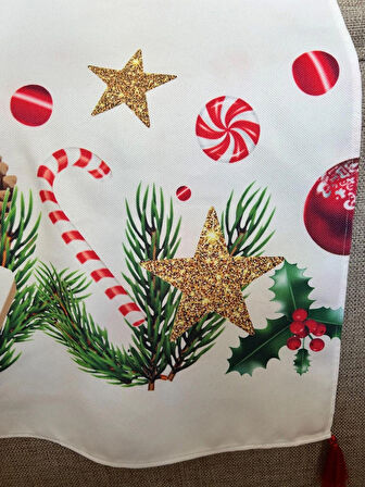 Mistel Yılbaşı Desenli Runner 45x140 cm