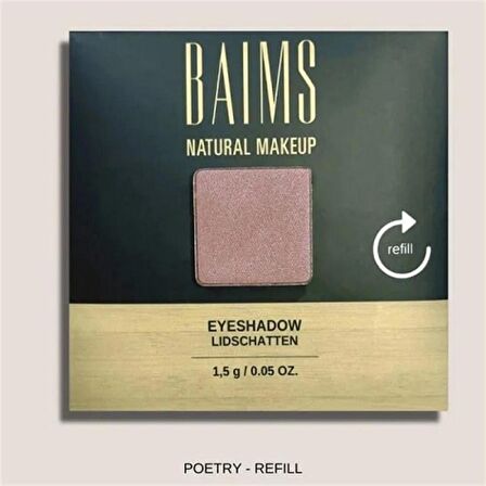 Baims Yeniden Dolum Tekli Göz Farı 1,4gr - Poetry
