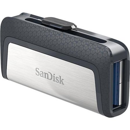 128GB Ultra Dual Drive Type C USB 3.1 Gri USB Bellek TdrTR