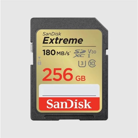 256gb Sandısk Extreme Pro Sd Uhsı 180mb/s 90mb/s Sdsdxvv-256g-gncın