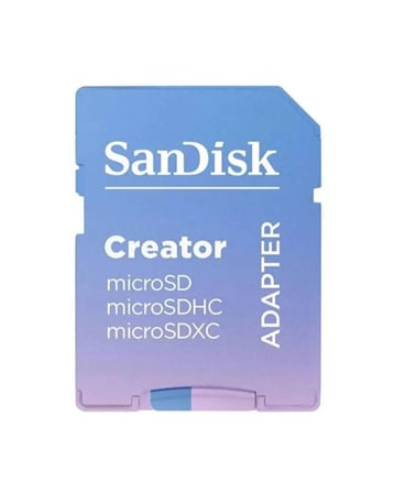SanDisk Creator 256GB 190/130MB/S Microsdxc Uhs-I A2 V30 Adaptörlü Hafıza Kartı SDSQXAV-256G-IN6MS