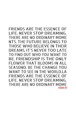 Yazı Temalı Stencil (şablon) 25x25 Cm