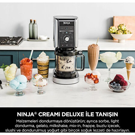 Ninja CREAMi Deluxe 10-in-1 Dondurma ve Frozen Makinesi