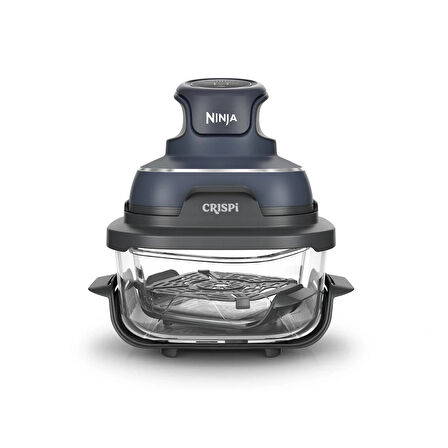 Ninja CRISPi 4-in-1 Taşınabilir Cam Hazneli Pişirme Sistemi - Blue