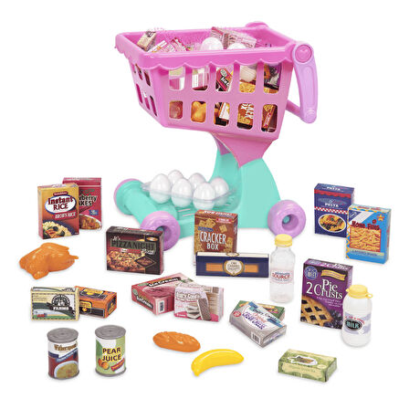 Battat Market Arabası - Pembe