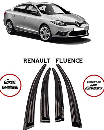 Balp Renault Fluence Cam Rüzgarlık 4 Lü Takım