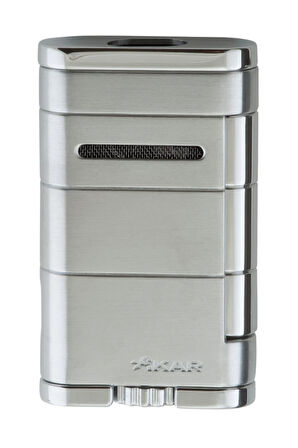 Xikar Allume Gümüş Çift Torch Puro Çakmağı