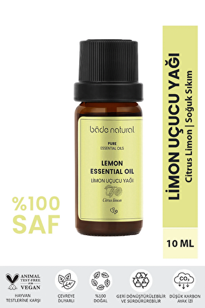 Bade Natural Limon Uçucu Yağı %100 Saf 10 ml