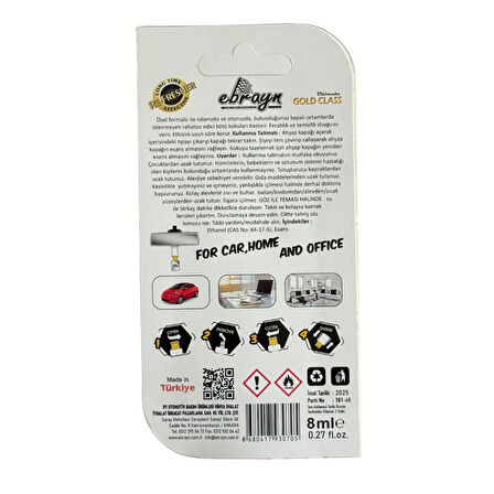 Ebrayn Oto Kokusu Sakızlı 8 ml