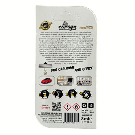 Ebrayn Oto Kokusu Vanilyalı 8 ml