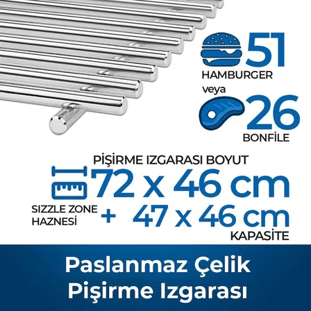 Built-in Prestige Pro 825 Rbi Tezgah Üstü Gazlı Mangal
