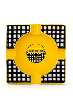 Cohiba Sarı Porselen Dörtlü Büyük Puro Küllüğü