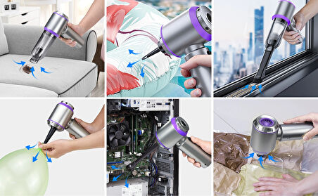  HL-127 El Tipi Araba Elektrikli Süpürgesi, Mini 4'ü 1 Arada Elektrikli Süpürge - 16000PA Emiş, Üfleyici, Vakum ve Çok Noktalı 1 HL-127 El Tipi Araba Elektrikli Süpürgesi, Mini 4'ü 1 Arada Elektrikli Süpürge - 16000PA Emiş, Üfleyici, Vakum ..