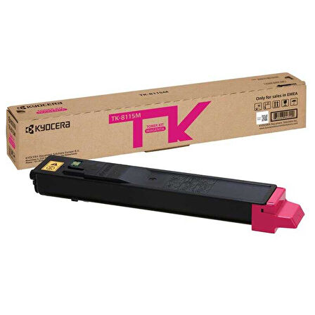Kyocera TK-8115/1T02P3BNL0 Kırmızı Orijinal Toner