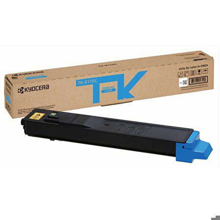 Kyocera TK-8115/1T02P3CNL0 Mavi Orijinal Toner