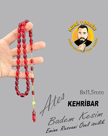 EMİNE REŞVANİ ATEŞ KEHRİBAR BADEM KESİM 8X11,50